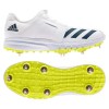 adidas LP Howzat Spike 20 Cricket Shoes - White/Wild Teal/Acid Yellow