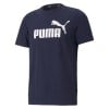 Puma Inline Essential Cotton Logo Tee - Peacoat