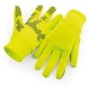 Ralawise Softshell Sports Tech Gloves - Fluorescent Yellow