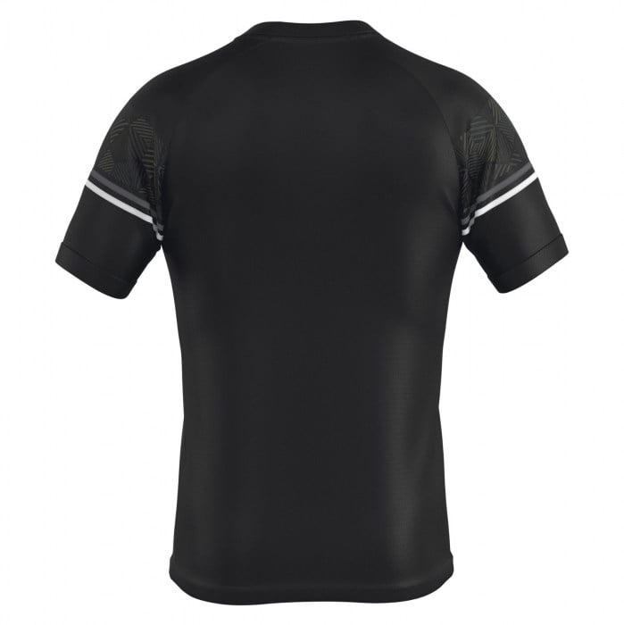 Errea DIAMANTIS SHORT SLEEVE SHIRT Black-Anthracite-White