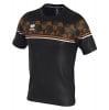 Errea DIAMANTIS SHORT SLEEVE SHIRT Black-Orange Fluo-White