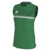 Errea Womens DIVINA SLEEVELESS SHIRT Green-Grey-White