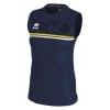 Errea Womens DIVINA SLEEVELESS SHIRT Navy-Yellow-White