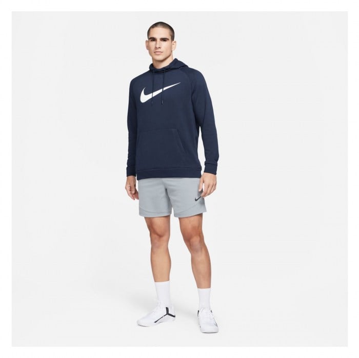 Nike Swoosh Pullover Hoodie - Obsidian/White