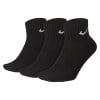 Nike Cushion Training Ankle Socks (3 Pairs) Black-White
