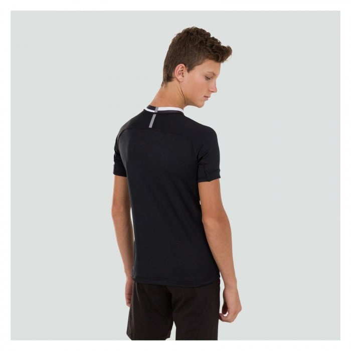 Canterbury VAPODRI EVADER HOOPED RUGBY SHIRT Black-White