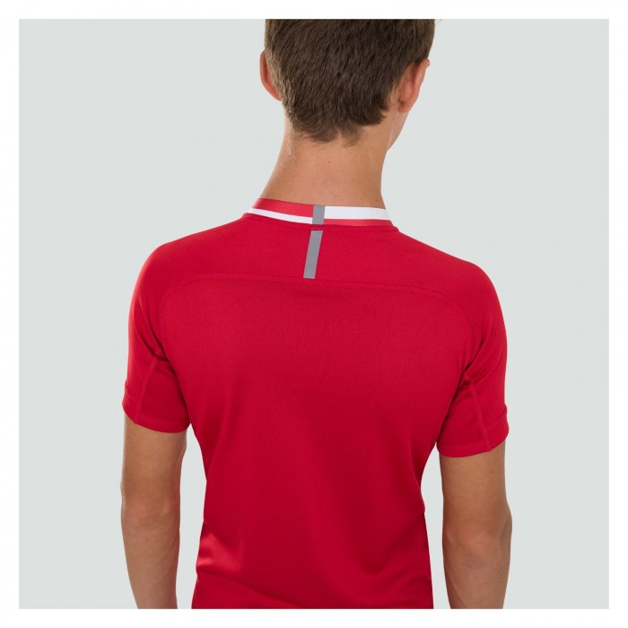 Canterbury VAPODRI EVADER HOOPED RUGBY SHIRT Flag Red-White