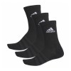 adidas-LP Cushioned Crew Socks 3 Pairs - Black/Black/White