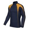 Classic Team 1/4 Zip Midlayer Navy-Amber