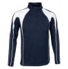 Classic Team 1/4 Zip Midlayer Navy-White