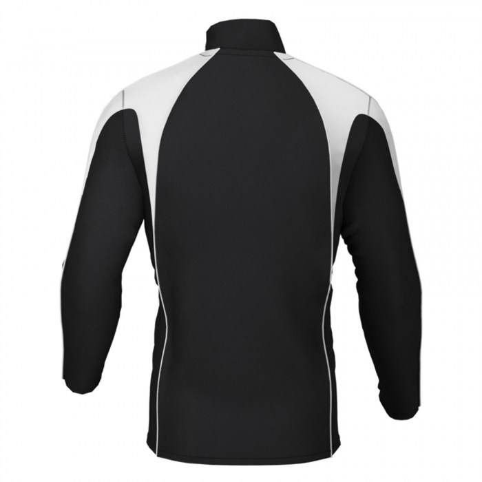 Classic Team 1/4 Zip Midlayer Black-White