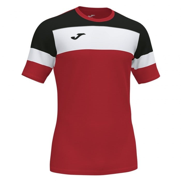 Joma Crew IV Short Sleeve Shirt Red-Black-White