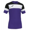 Joma Crew IV Short Sleeve Shirt Purple-Black-White