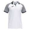 Joma Essential II Polo Shirt White-Black