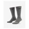 Nike Everyday Cushioned Training Crew Socks (6 Pairs) - Grey/Black