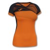 Joma Womens Supernova II Short Sleeve Shirt (W) Orange-Black