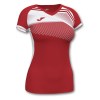 Joma Womens Supernova II Short Sleeve Shirt (W) Red-White