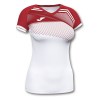 Joma Womens Supernova II Short Sleeve Shirt (W) White-Red