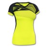Joma Womens Supernova II Short Sleeve Shirt (W) Fluo Yellow-Black