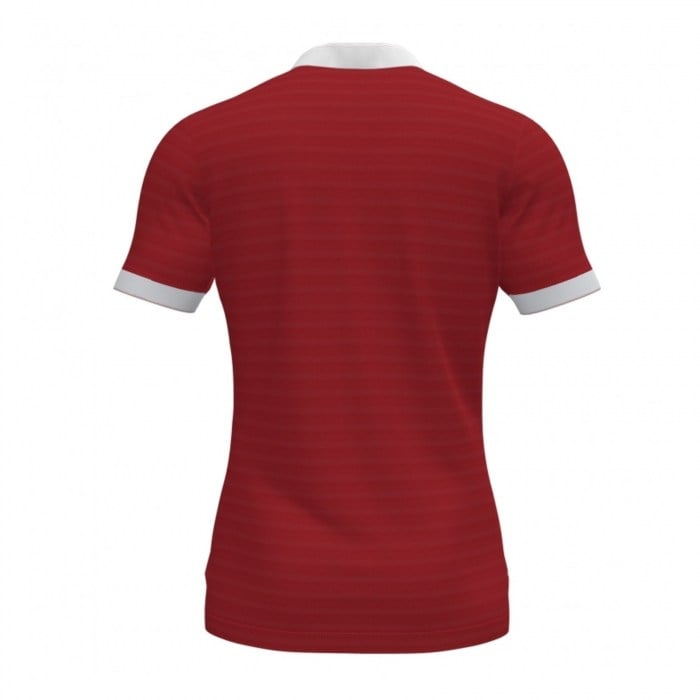 Joma Gold II Short Sleeve Shirt Red-White