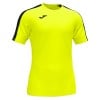 Joma Academy III Short Sleeve Shirt (M) Fluo Yellow-Black