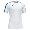 Joma Academy III Short Sleeve Shirt (M) White-Royal