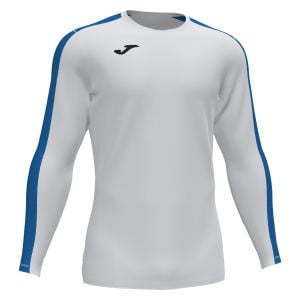 Joma Academy III Long Sleeve Shirt White-Royal