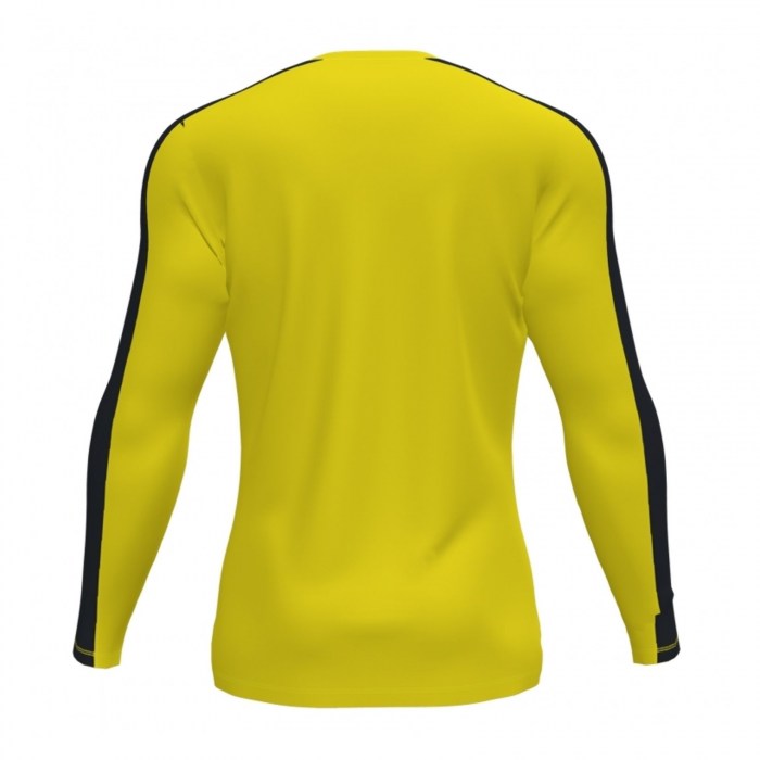 Joma Academy III Long Sleeve Shirt Yellow-Black