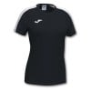 Joma Womens Academy III Short Sleeve Shirt (W) Black-White