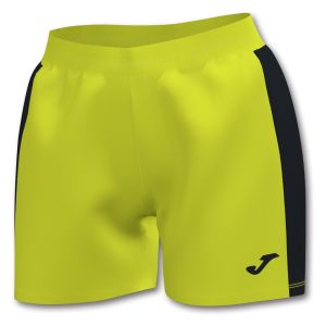 Joma Womens Maxi Short (W) Fluo Yellow-Black