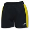Joma Womens Maxi Short (W) Black-Yellow
