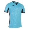 Joma Toletum II Short Sleeve Jersey (M) Fluo Turquoise-Navy