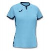 Joma Womens Toletum II Short Sleeve Jersey (W) Fluo Turquoise-Navy