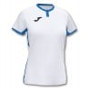 Joma Womens Toletum II Short Sleeve Jersey (W) White-Royal