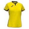 Joma Womens Toletum II Short Sleeve Jersey (W) Yellow-Black