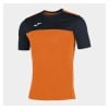 Joma Winner Short Sleeve Shirt - Orange/Black