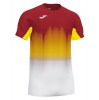 Joma Elite VII Performance T-Shirt (M) Red-Yellow-White