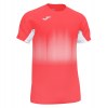 Joma Elite VII Performance T-Shirt (M) Fluo Coral-White