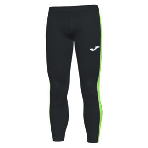 Joma ELITE VII LONG TIGHTS Black-Fluo Green