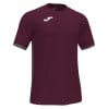 Joma Campus III Short Sleeve Shirt Burgundy