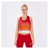 Joma Womens Elite VII Performance Tank Top (W) Red-Yellow-White