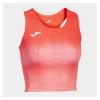 Joma Womens Elite VII Performance Tank Top (W) Fluo Coral-White