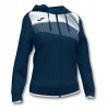 Joma Womens Supernova II Women's Zip Hoodie Navy-White