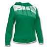 Joma Womens Supernova II Women's Zip Hoodie Green-White