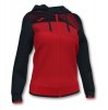 Joma Womens Supernova II Women's Zip Hoodie Black-Red