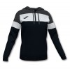Joma Womens Crew IV Zip Up Hoodie (W) Black-Grey-White