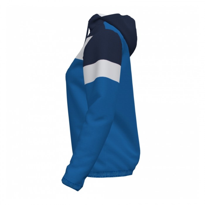 Joma Womens Crew IV Rain Jacket (W) Royal-Navy-White