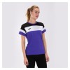 Joma Womens Crew IV Cotton Tee (W) Purple-Black-White