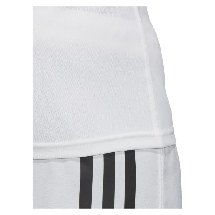 Adidas-LP 3 Stripes Fitted Rugby Jersey White-Black