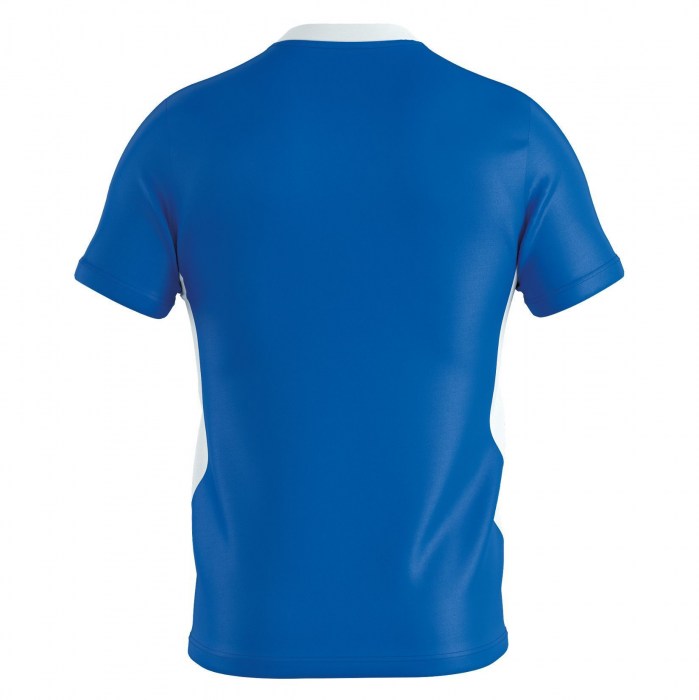 Errea Brian Short Sleeve Shirt Blue-White
